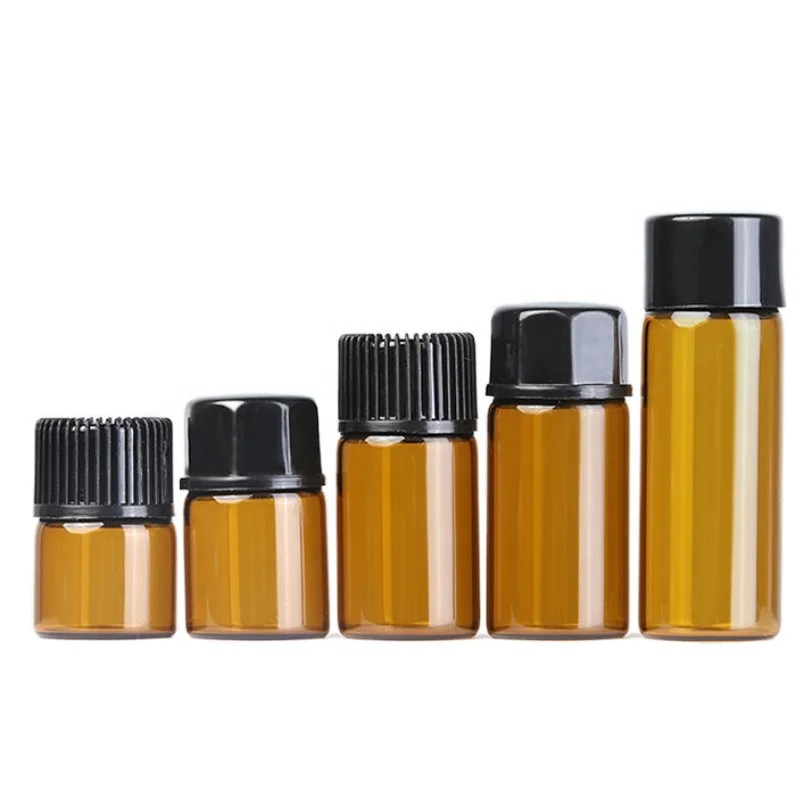 Manufacturer of 1/4 dram glass sample vials 1ml sample vial with Orifice Reducer high quality no leak