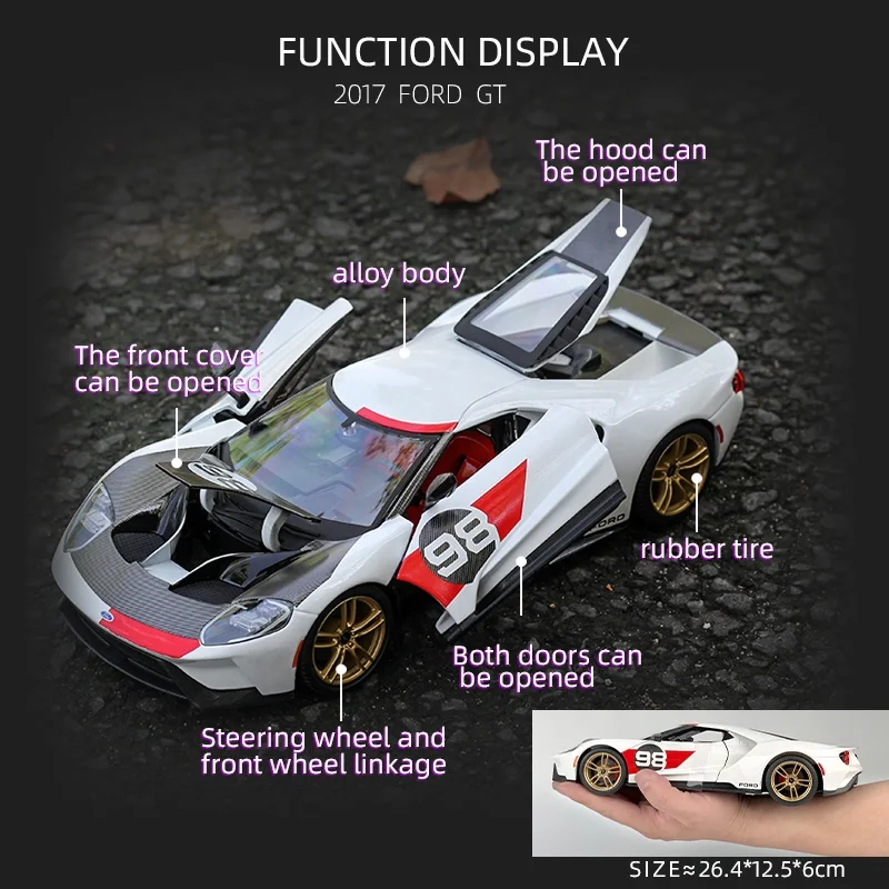 1:18 гоночный автомобиль из сплава
