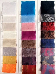 68D*120D Colorful Jacquard 90gsm Stocklots Customized Print 45% Viscose 55% Polyester Suit Lining Satin Fabric