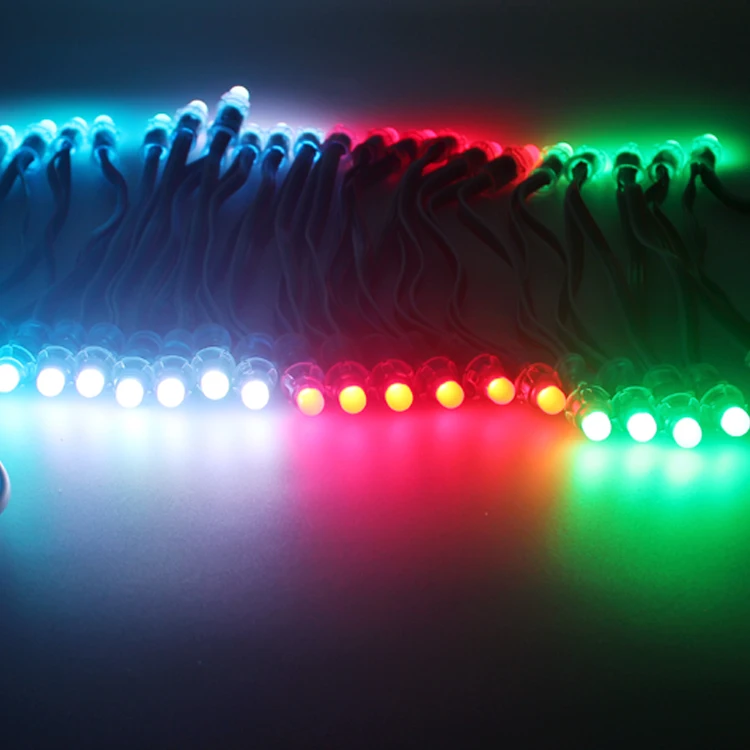DC5V 12V Waterproof full color WS2811 12mm IP68 Bullet LED PIXEL Light For christmas Decoration