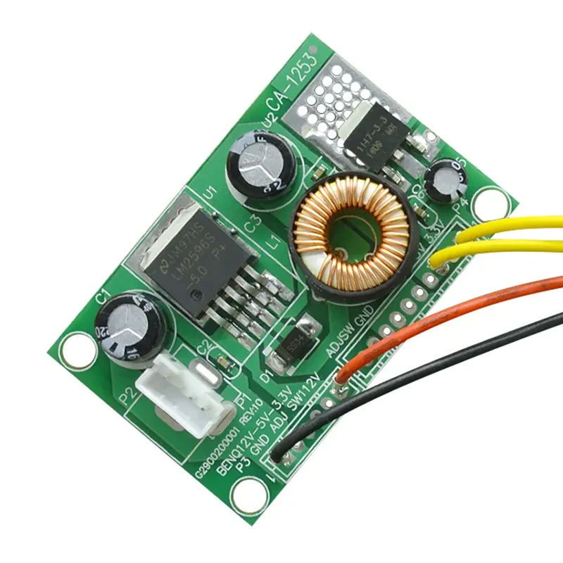 CA-1253 12V to 5V to 3.3V 3A  DC Converter DC step-down Power supply Board Power Module
