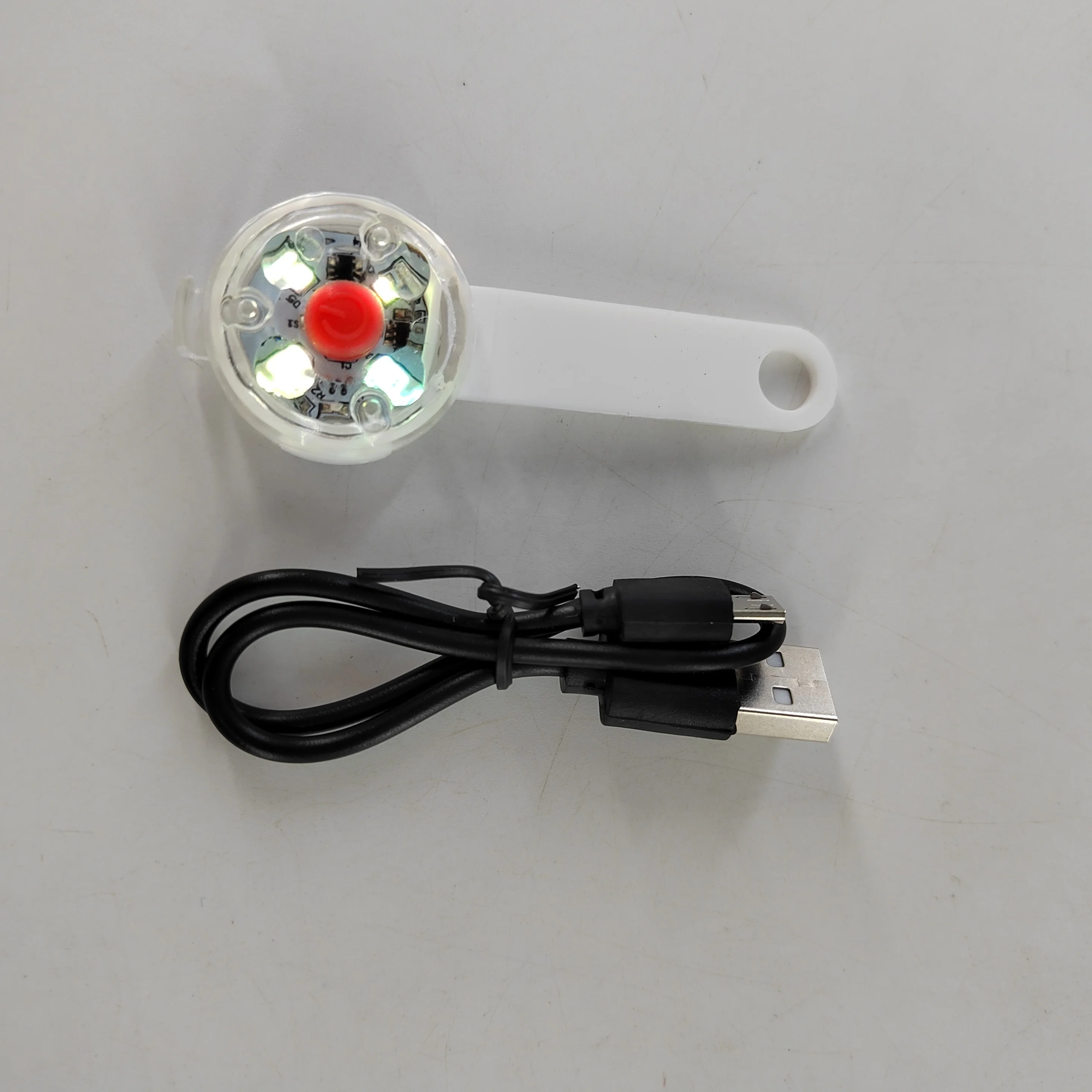 UMIONE USB rechargeable safety lights for dog collar clip on led flashlights pet luminous pendant