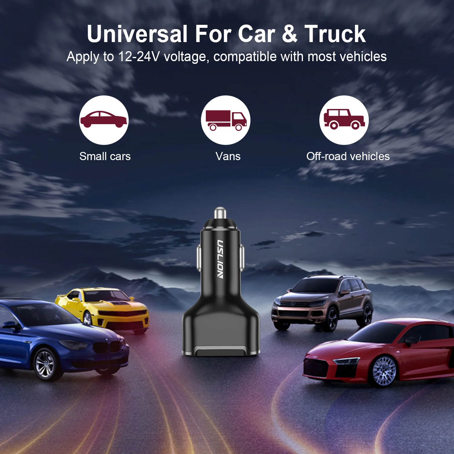Автомобильное зарядное устройство USLION CE 30 Вт PD 3 быстрая зарядка 4 0 QC4.0 QC3.0 универсальное быстрое Type C для мобильного телефона