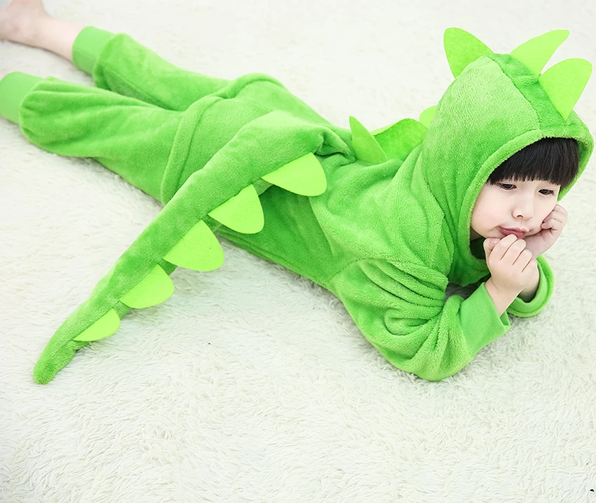 
Unicorn Dinosaur Onesie Kigurumi Pajamas Dragon Adult Kids Animal Sleepwear Cosplay Costume Onesie 