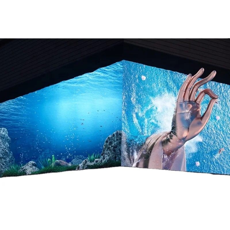 Hot New Products 3d Led Screen Display Naked Eye 3d Led Screen Wall Digital 3d Billboard Advertising