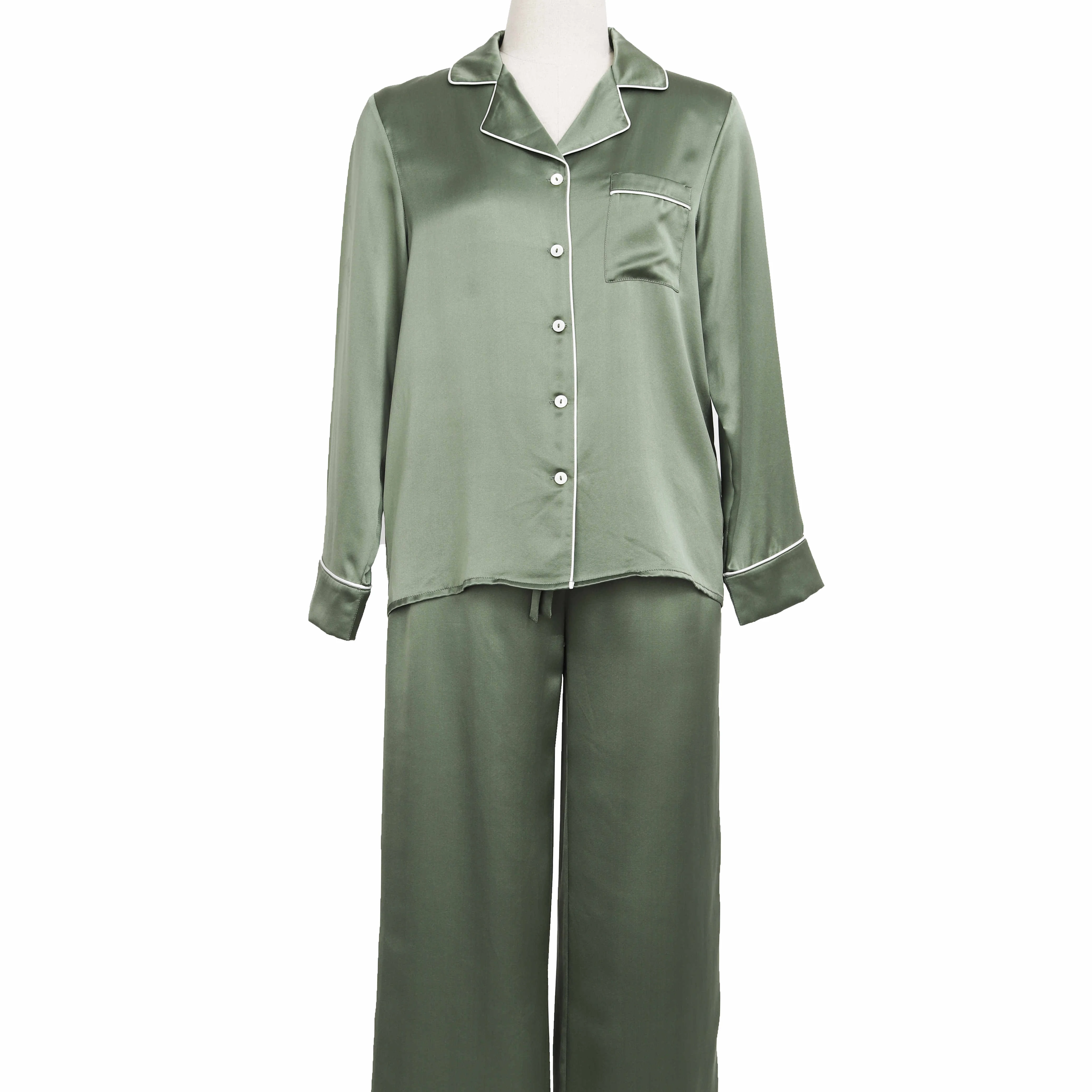 Designers silk pajama set for Women  in 100% silk , supporting customization,providing many sizes