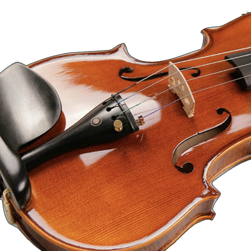 High quality 4/4-1/4 size solid spruce top violin with quality ebony parts
