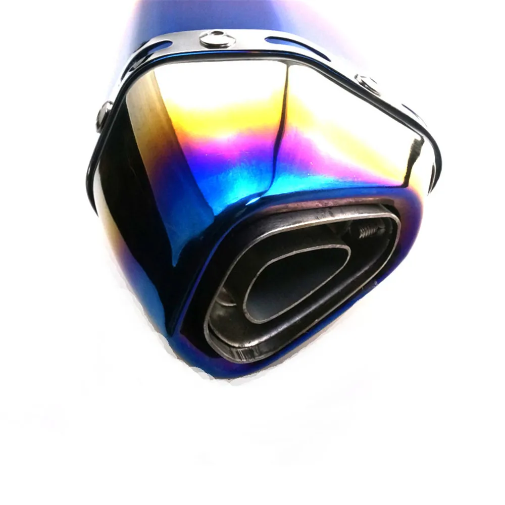 CNC Machined End Motorcycle Exhaust Muffler Pipe Modified For Kawasaki Honda bmw suzuki benelli KT DUCATI