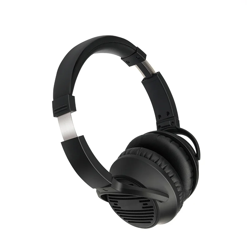 Active Noise Cancellation Wireless Headphone Headset Stereo Sound Over Ear Design Rotatable and Retractable BH559
