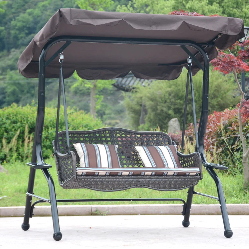 Best Price Hot Sales Outdoor Garden Adults Luxury Rattan Series Double Leisure Cane Chair