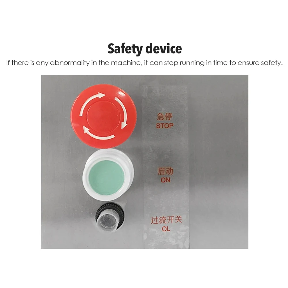 XEOLEO Commercial Meat Cutter 250KG/H Electric Frozen Meat Slicer Stainless Steel Bacon Meat Chopper 2.5/3/4/5/6/7/8mm Thickness