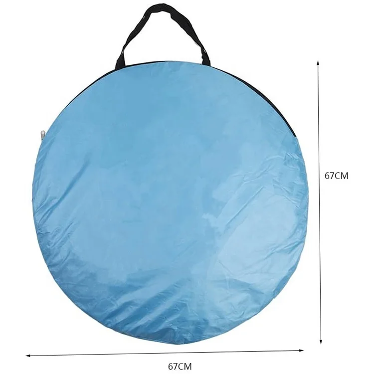 UPF 50+ Easy Pop Up 3-4 Person Beach Tent Sport Umbrella Instant Sun Shelter Tent Sun Shade Baby Canopy