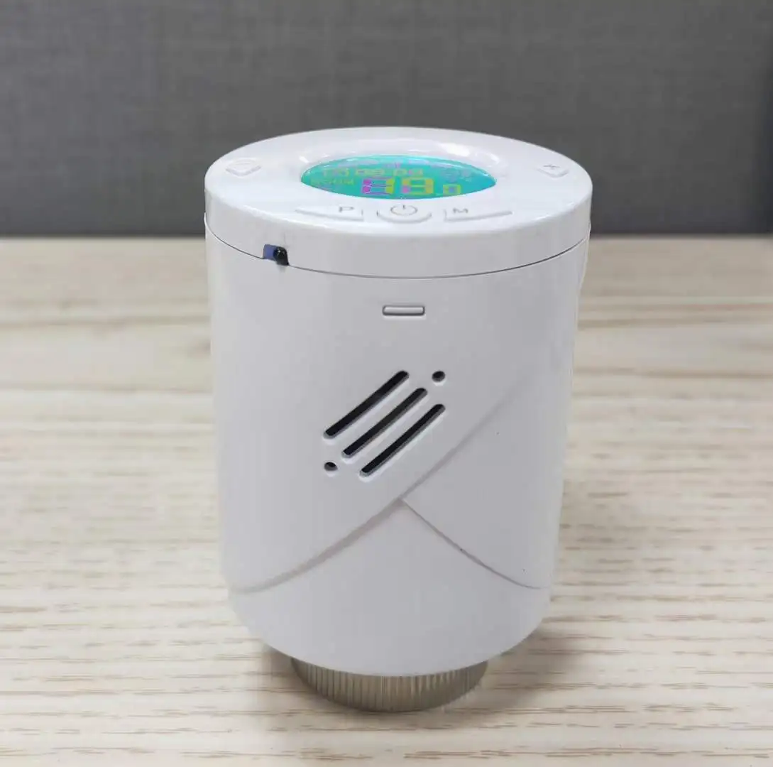 Беспроводной термостатический клапан радиатора Zigbee TRV с приложением Tuya Smart WiFi