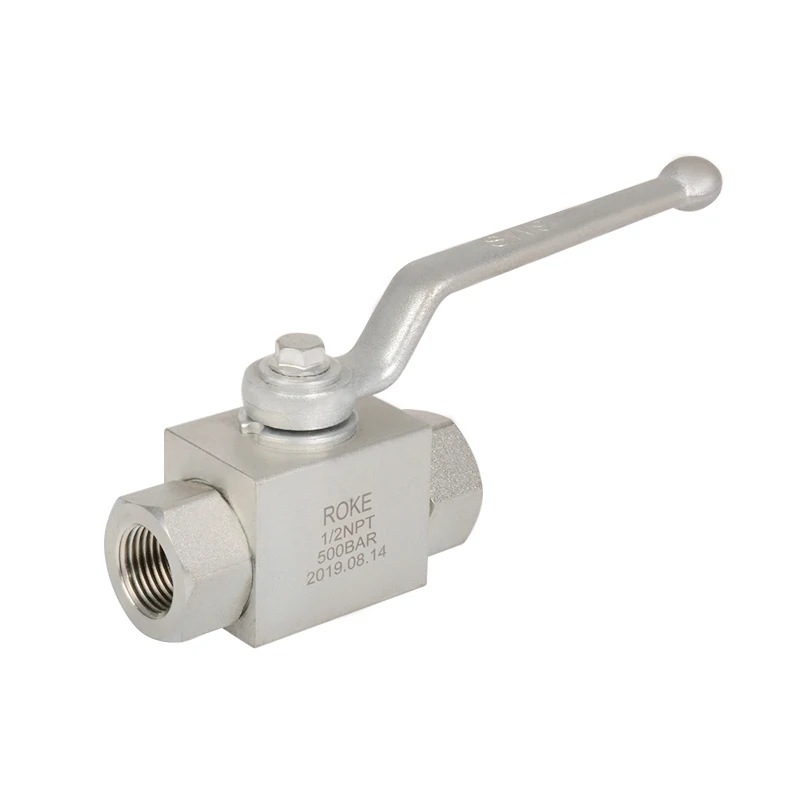 Galvanized Carbon Steel High Pressure Female Thread 3 way Ball Valve with Fixing Holes NPT/BSPP/BSPT