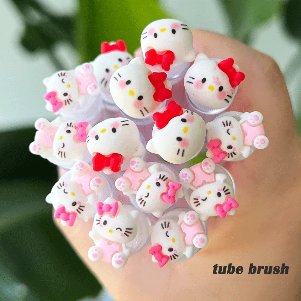hello kitty make up brush lash wand tube wholesale lash extension brushes mascara tube with brushes