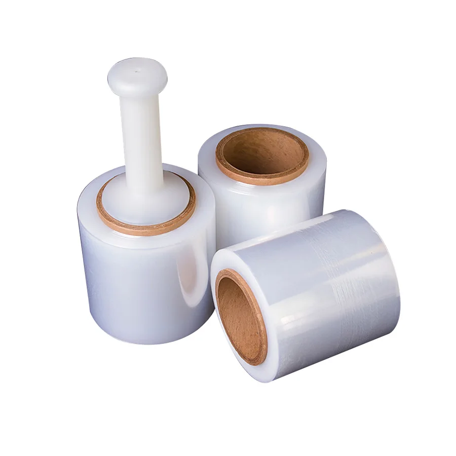 18inch x 1500ft Custom Black Industrial Stretch Film Roll Hand-Use Plastic Film Wrapping Roll Supplier