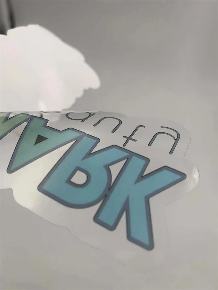 High Quantity Custom Printed Waterproof Clear Vinyl Stickers