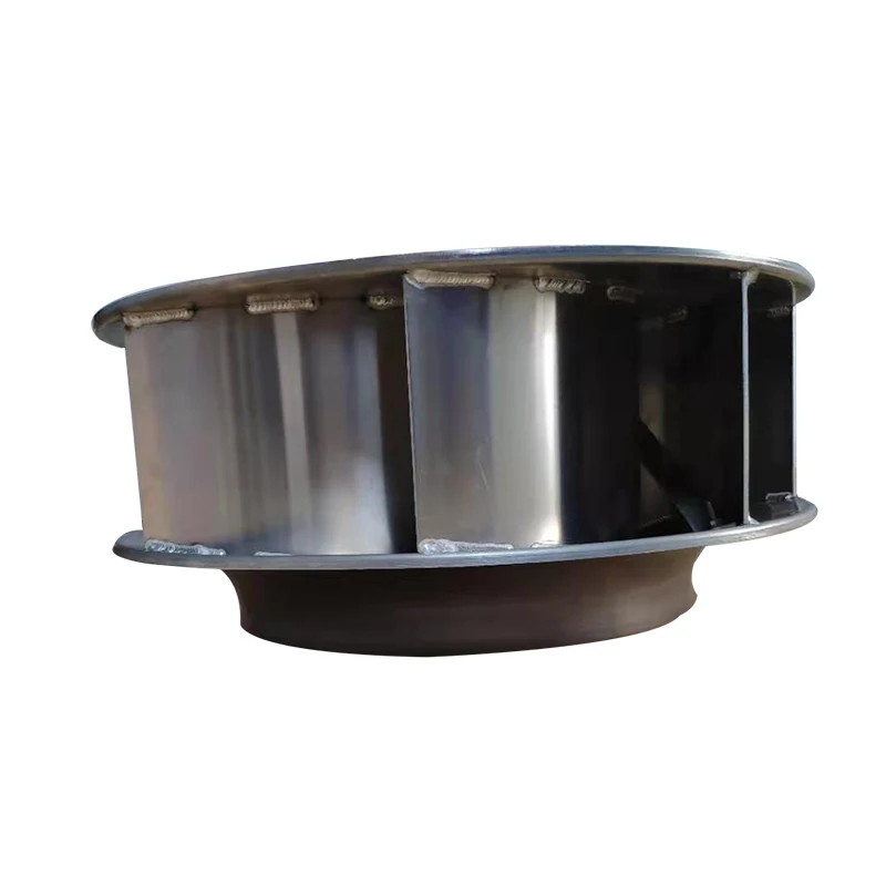 Aluminum alloy centrifugal fan impeller oil mist purification dust removal fan blade