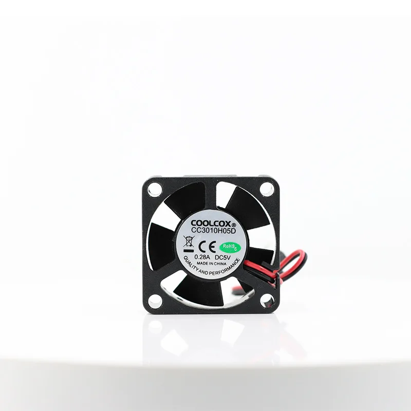 CoolCox 30x30x10mm dc fan,suitable for 3D printer & monitor & air purifier & navigator & health scanner & Environmental Tester