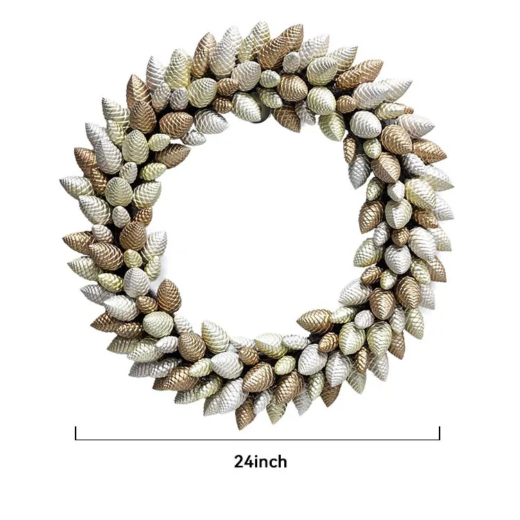 Wholesale Supplies Artificial Halloween Wreath Christmas Wreaths For Home Decoration