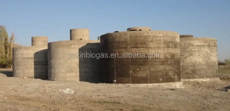 high performance home biogas plant 10m3 concrete mould bio digester tank for sale