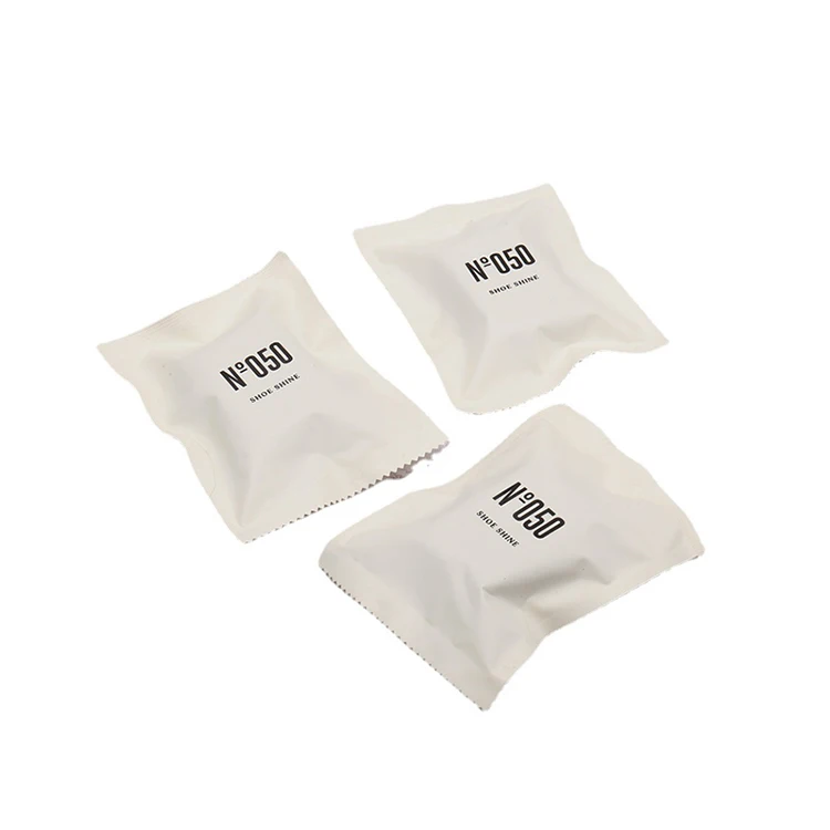 UG Simple Design Hotel Bathroom Supplies Leather Care Cleaner Wholesale Cheap Disposable Shoe Shine Sponge Instant Shoe Shine