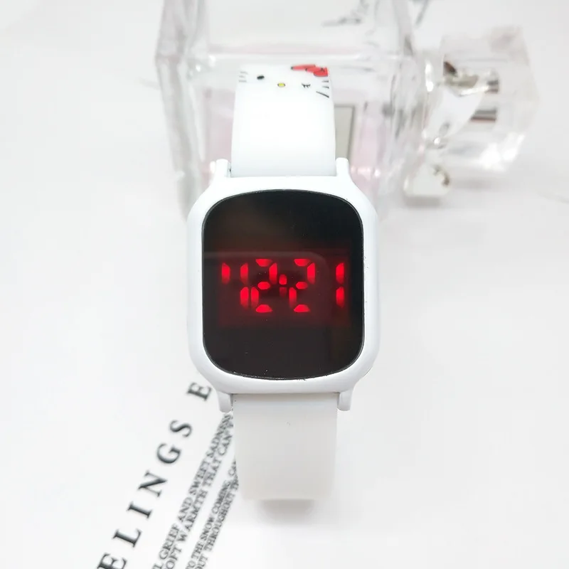 Fashion Cartoon Silicone Luminous Children Digital Watches Kids Girls Wrist Watch Female  Touch Led WristWatches Clock