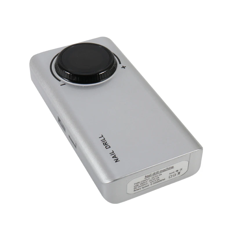 Multifunctional and convenient manicure polishing LED display rechargeable nail drill machine