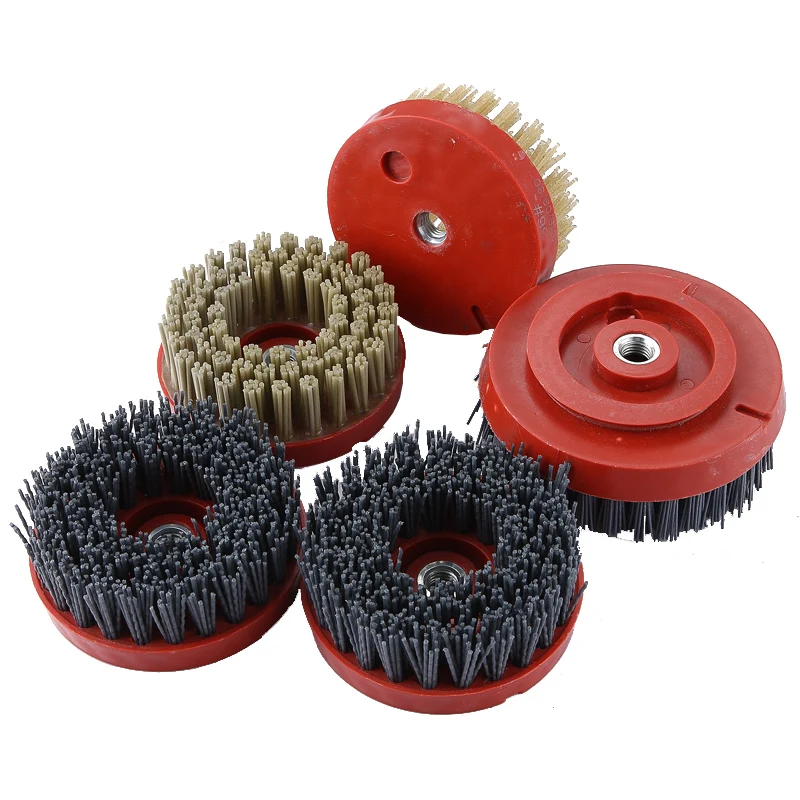 Черные диски из карбида кремния абразивные щетки 5 дюймов для полировки мрамора гранита камней плиты