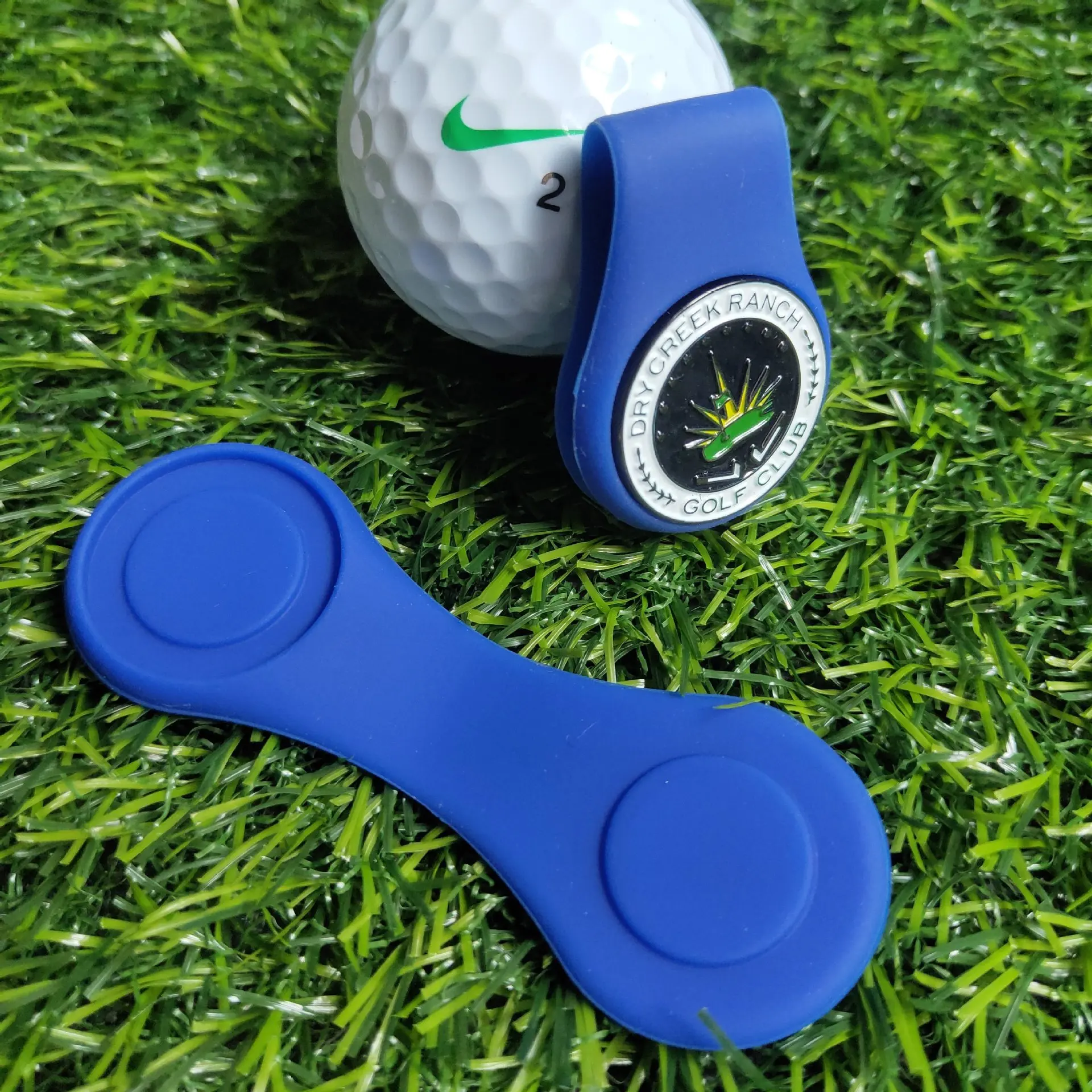 Golf Silicone Cap Clip Magnetic Golf Tag 25Mm Mark Golf Hat Clip Marker Supports Custom Iron Coins