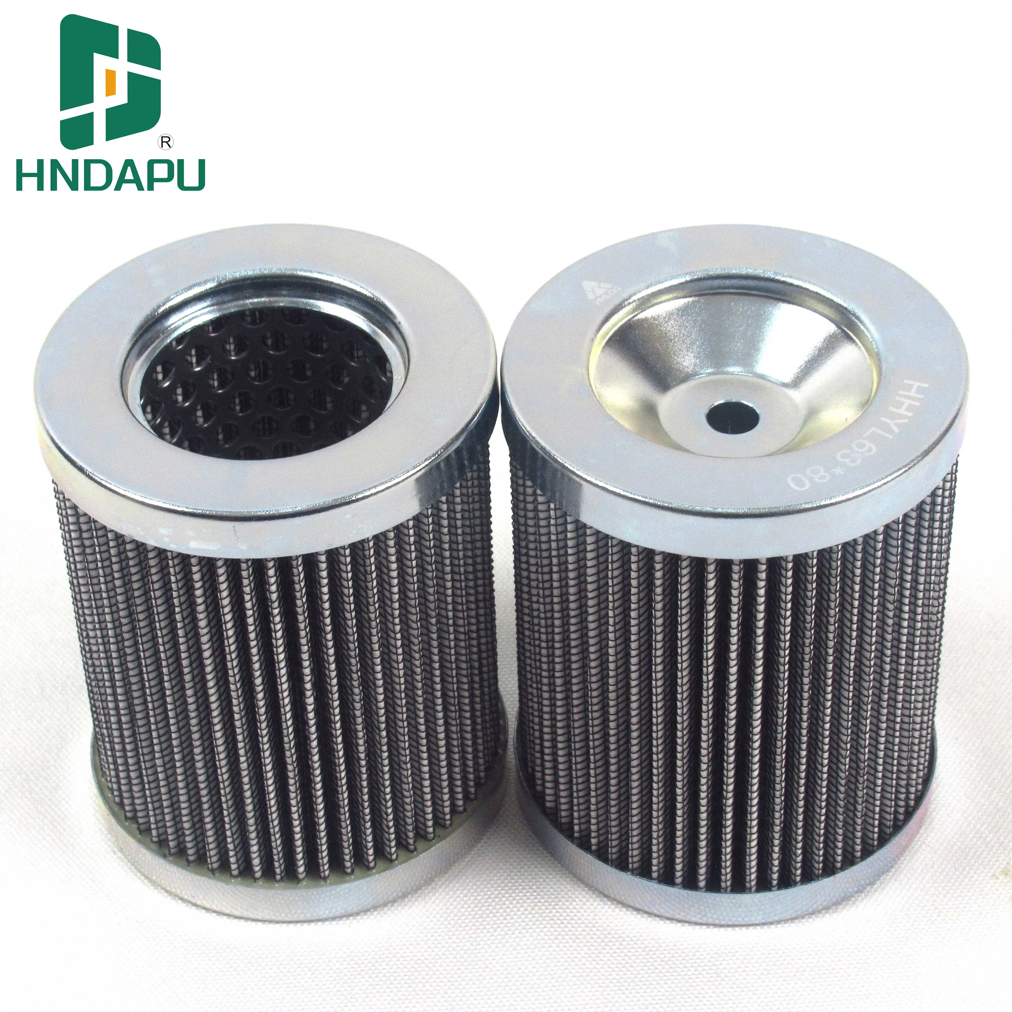 TOPEP Customized Fiber Glass Industrial Hydraul Oil Filter 34*63*80 Oil Filter Cartridge with Carbon Steel Skeleton