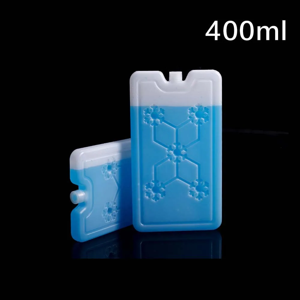 400ml HDPE insulated ice box Reusable Cool Gel Freezer Ice Block Food Eco-friendly ice pack