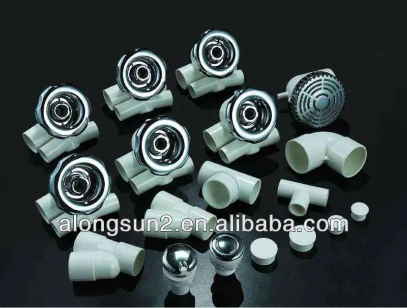 Air Bubble Kit Hottub Garden Pool Spa 6 Jets smart With Led Light Easy Install pool pump jet parts