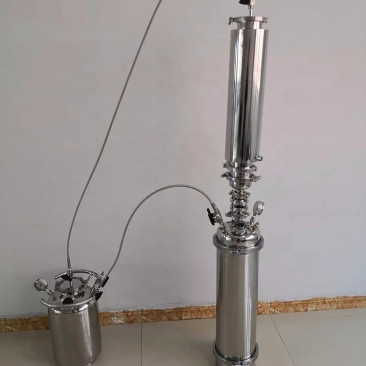 2lb closed loop extractor Systems with 8in recovery tank and diptube