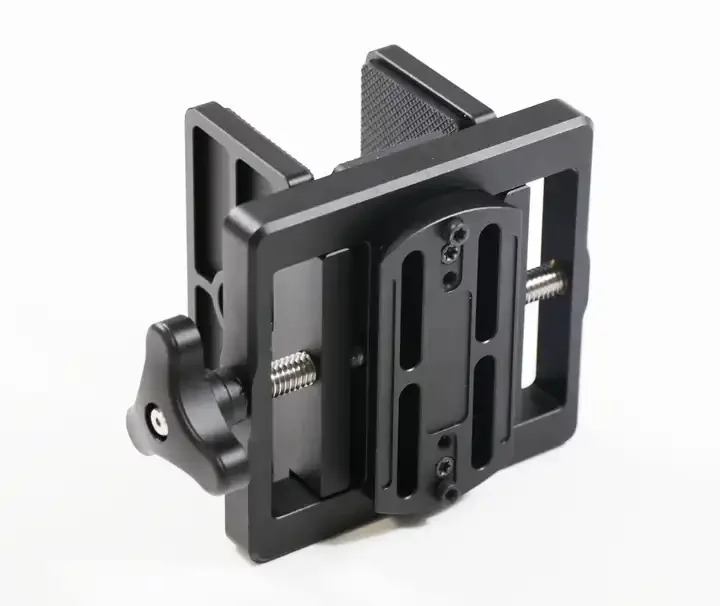 Universal Clamp Aluminum Tripod Mount Adapter Precision Clamp Saddle Shooting Rest for Hunting, Shooting and Outdoors