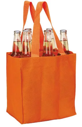 
Hot selling promotional six pack non woven wine bottle bags with custom logo 