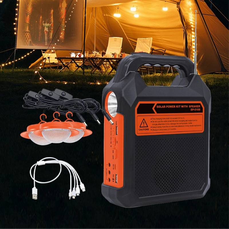OEM/ODM Super Prepaid Payg Solar Home Lighting Kit Solar Run Energy Systems Portable Mini Solar Generator