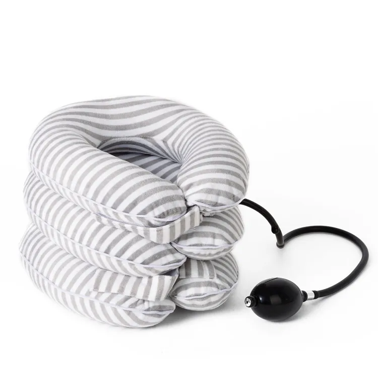 Health Care Unisex Fixation Inflatable & Adjustable Neck Traction Cervical Collar for Neck Pain