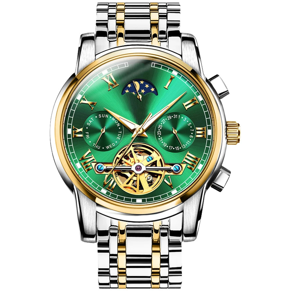 Деловые роскошные стальные мужские часы спортивные дизайнерские Montre