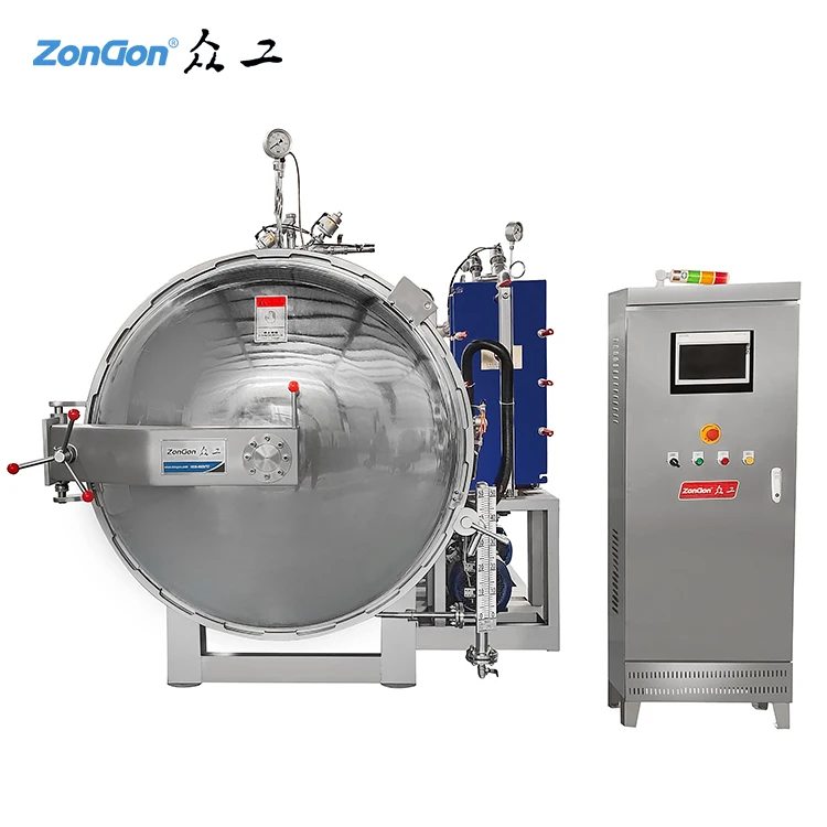 2019 hot sale of pet food retort processing horizontal sterilizer autoclave machine