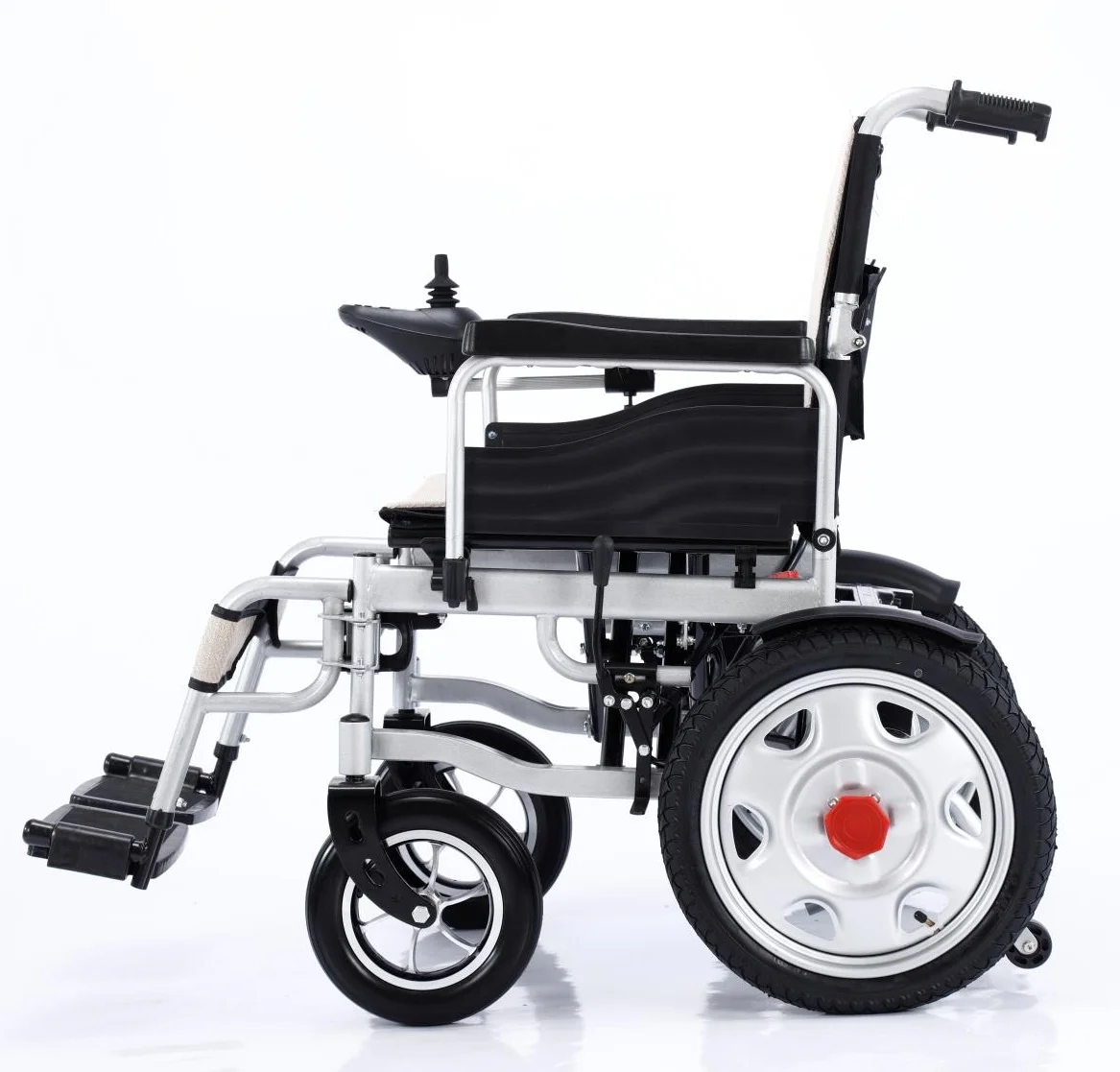Electric Dual Motors Handicapped Wheelchair Folding Power Electronic Wheelchair