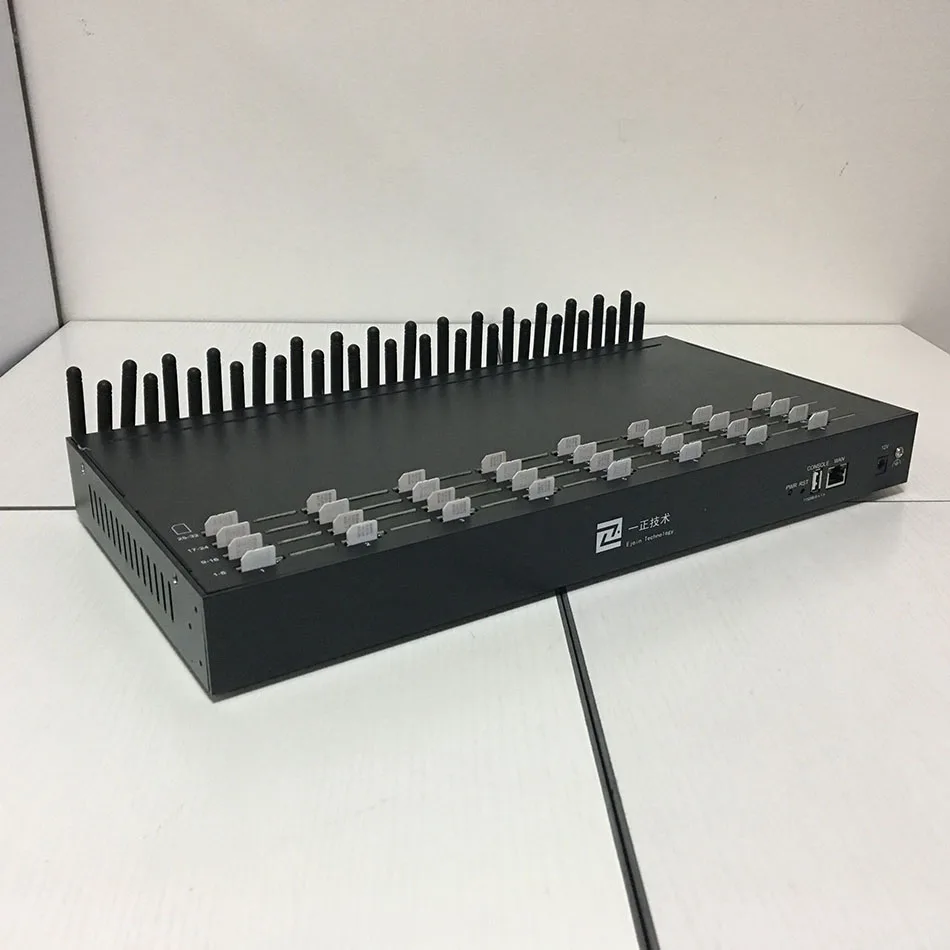 32 port bulk sms and voice  modem  voip gsm   gateway 32 sim slots sms gateway