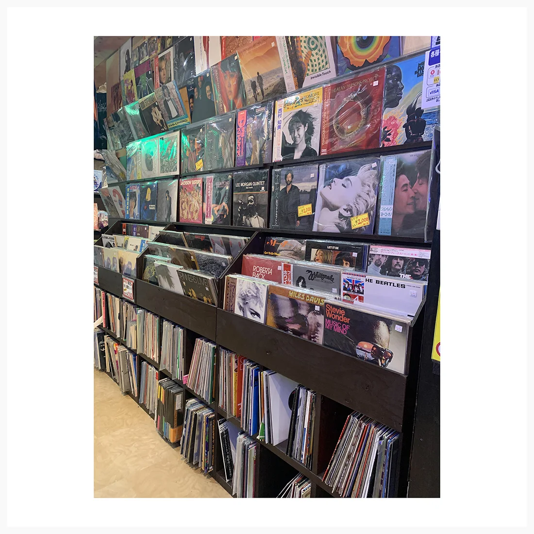 Japanese second hand j-pop music sleeve vinyl records lp for sale