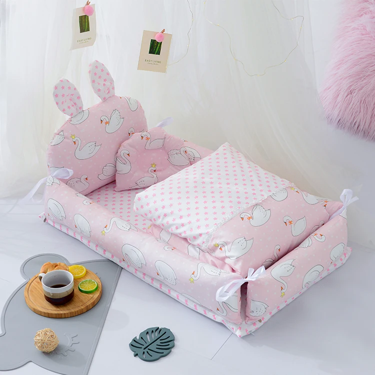 Wholesales Detachable Soft Sponge Mattress New Style Baby Crib