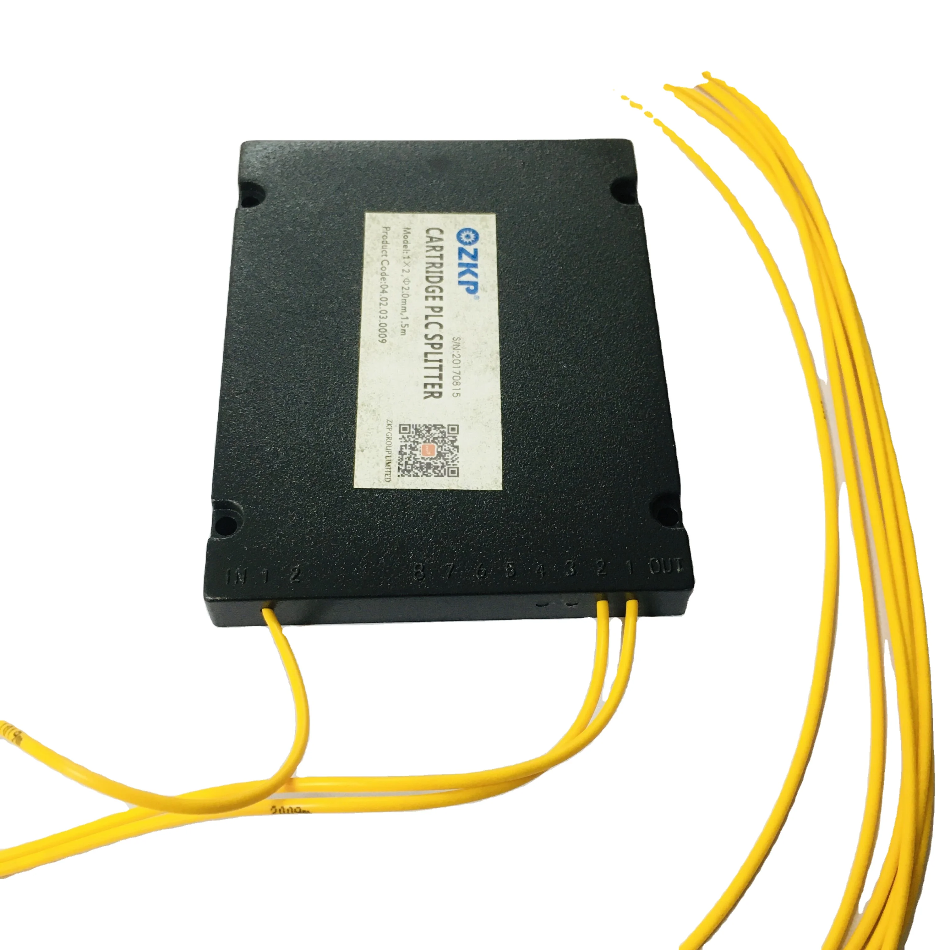 FTTH сеть 1*2 SC/APC Волоконно-оптический сплиттер ABS картридж box PLC