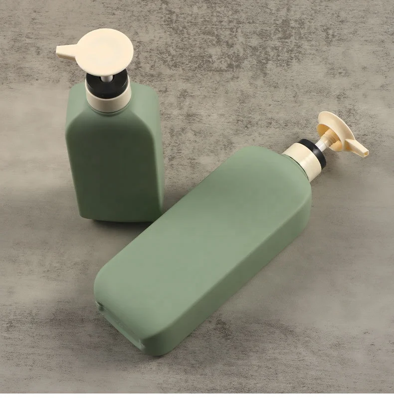 High quality customized plastic hair oil bottles empty HDPE bottle plastic shampoo
