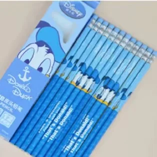 Hot Selling Stitch Cartoon Hb Boxed 12pcs Pencil Children Creative Gifts Pencils Stationery