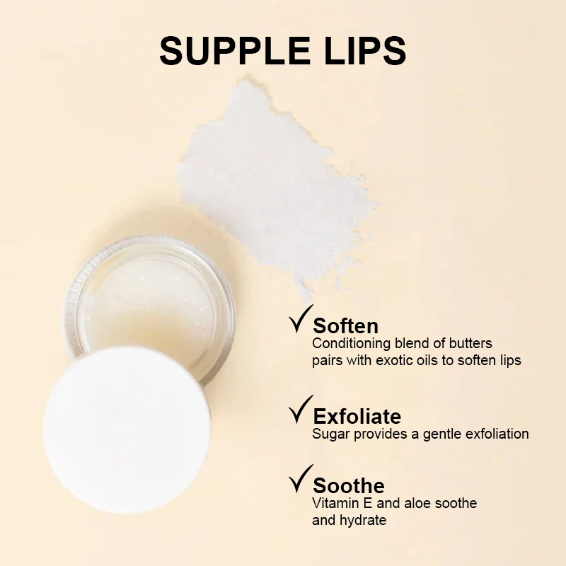 Soften Smooth Exfoliate Lips Lip Peeling Scrub Pink Scrub For Lips