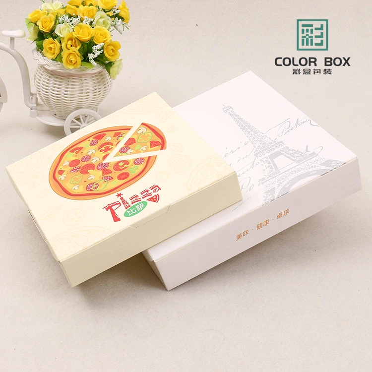 Order pizza delivery food handle box special cardboard box folding packaging PIZZA baking box
