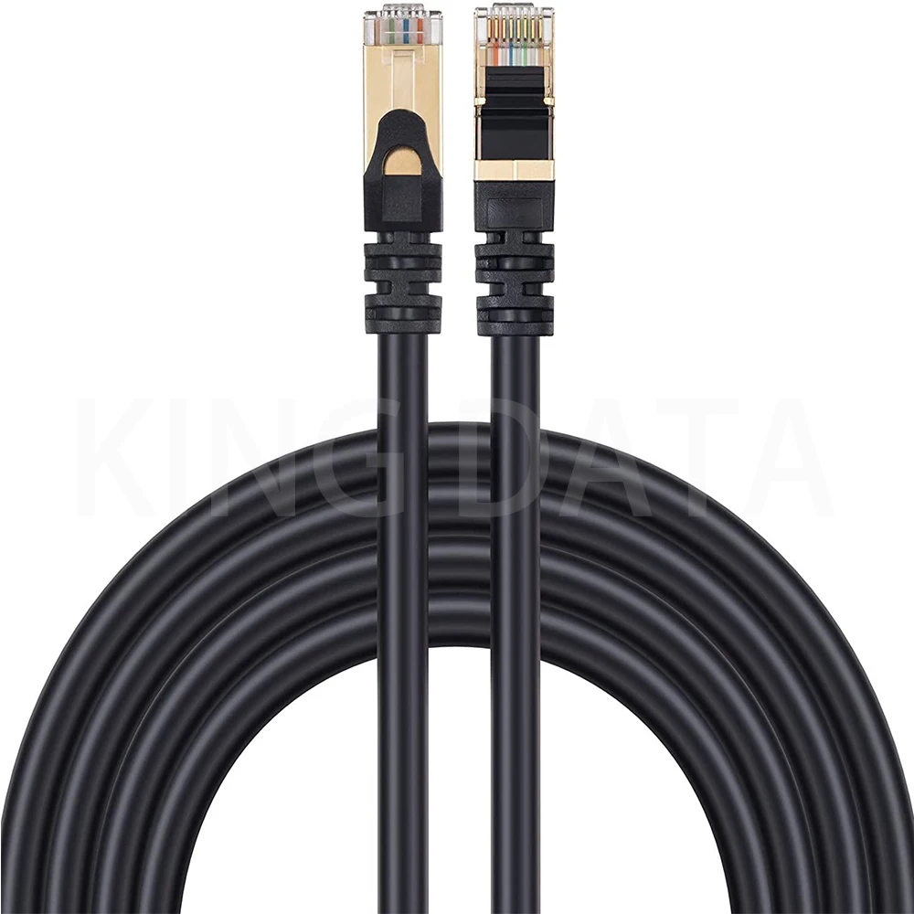 Factory direct supply PVC LSZH Jacket Sftp Ftp Cat7 Ethernet cable 8 core shielded twisted pair high-speed transmission cable
